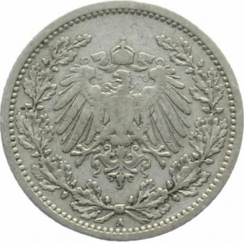 Kaiserreich 1/2 Mark 1905 A